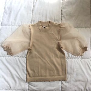 Eva Mendes NY&Co. Cream Top